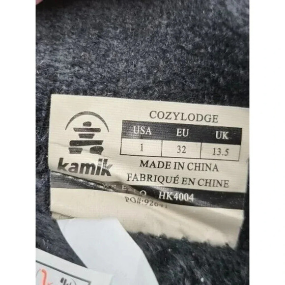 Kamik Kids Cozylodge slippers Size 1 multicolor - Picture 7 of 7